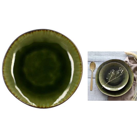 ASSIETTE PLATE META EN GRES 27.5CM