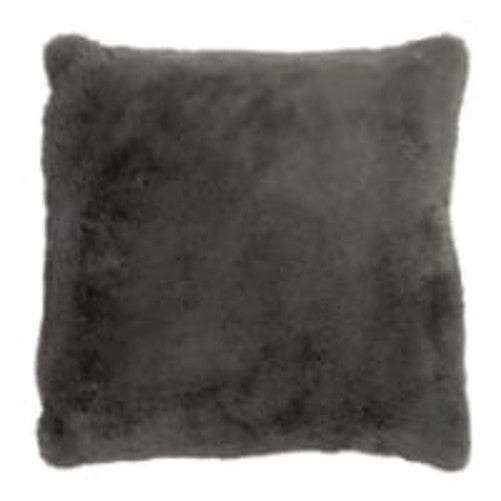 COUSSIN IMITATION FOURRURE "CUTIE" POLYESTER GRIS F. 45X45CM