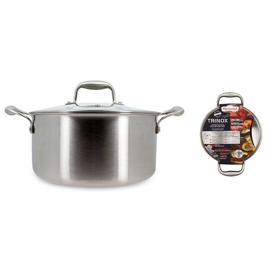 erplain_file_id:1209776 - FAITOUT REVÊTU 24CM ACIER INOXYDABLE TRINOX NID D'ABEILLE