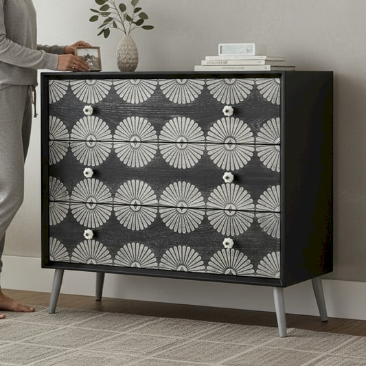 COMMODE 3 TIROIRS BINGO 80X40X75CM